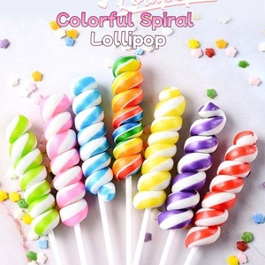 Collations Asiatiques en Gros à Bas Prix, Sucettes Spirales Arc-en-ciel 288g - Product Image 1
