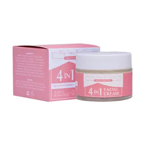 LOGO Skin Care Serum Facial 4 in 1 Whitening Anti Age Face Cream Vitamin C Retinol Niacinamide Collagen Cream