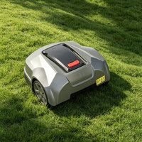 Tondeuse robot électrique 800m² avec fil de délimitation, vitesse de lame 3500 tr/min et largeur de coupe 200mm pour l'entretien des pelouses de jardin privé OEM