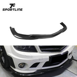 Carbon Fiber Front Lip Splitter for Mercedes Benz <strong>W204</strong> C63 AMG 2008 - 2011 Front Bumper Chin <strong>Spoiler</strong> - Product Image 1
