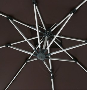 Flame-sombrilla colgante con forma de plátano para exteriores, Parasol Solar LED para <span class=keywords><strong>Patio</strong></span>, <span class=keywords><strong>3m</strong></span> - Product Image 4