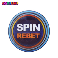 Boutons ronds Ballly Alpha Pro V22/V32 Spin Rebet, boutons poussoirs Ba Lly pour machine de jeu de compétences originale Ba-lly Fire Link