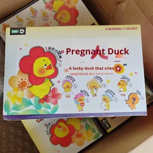 Figurines de Canard Mignon en Peluche, Lot de 6 Pièces, Cadeau, Nouveau, Original, Canard, 2 Actes - Product Image 2