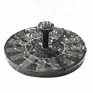 High-Power Solar Floating Fountain Small Outdoor Courtyard Miniature Aquaculture Machine Aerators Water Spray Circulation