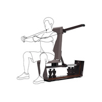 Equipo de gimnasio portátil de gama alta INPEK, entrenamiento todo en uno, Banco de Fitness cruzado con Cable alto, almacenamiento con mancuernas, Metal plegable