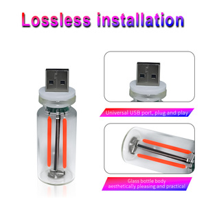 Kaidengzhe nhấp nháy trang trí tự động 5V <span class=keywords><strong>LED</strong></span> nội thất ánh sáng xe đọc Trần mái có thể sạc lại cảm ứng ánh sáng ban đêm - Product Image 5