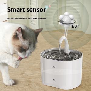 2.2l Intelligente Huisdierwaterdispenser Dubbele Filter Automatische Katten-En Hondenvoerapparatuur Levend Water - Product Image 2