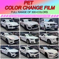 Vente en gros PET liquide métal argent changement de couleur film aluminium mercure GT argent automobile vinyle film d'emballage voiture 1.52x17M
