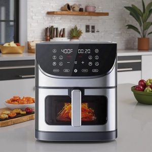 Friggitrice moderna senza olio in acciaio inox 8L con Display LCD Multi-funzione digitale Touch Screen per uso domestico - Product Image 4