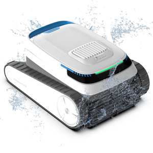 Robot Limpiafondos Automático TBPC20 para Piscinas, Inalámbrico, con Succión de Aguas Residuales, para Limpieza del Fondo de la Piscina, PP - Product Image 5