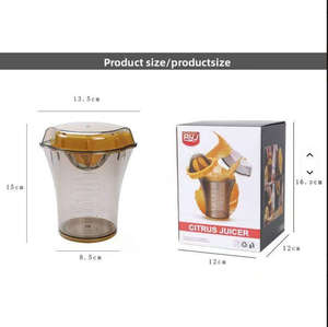 Wholesale Multifunction Portable Lemon & <b>Orange</b> Juicer, Manual Cold <b>Press</b> Citrus Squeezer for Fruit Vegetable, Comes with Gift - Product Image 5