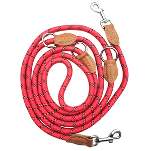 3M Adjustable Woven Nylon Dog Leash <b>Collar</b> Set Heavy Duty For Medium Large Dogs - Product Image 4