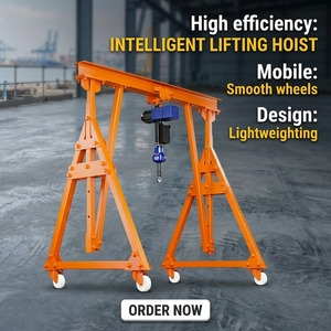 เครนโครงเหล็กเดี่ยวแบบเคลื่อนที่ได้ 5 ตัน พร้อมรอกโซ่ - Product Image 4