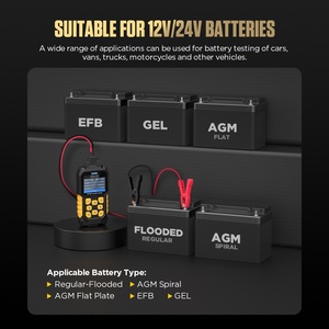 Autool Bt460 12V/24V Pin Tải Kiểm Tra Nhiệm Vụ Nặng Nề Ô Tô Điện Kỹ Thuật Số Tự Động Sạc Bắt Đầu Từ Hệ Thống Meter Battery Tester - Product Image 5