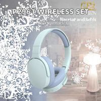 Pabrik Headset Gaming Nirkabel untuk Earphone HiFi Over-Ear 5.3 dengan Mikrofon untuk iPhone, Headphone Stereo Tahan Air IPX0