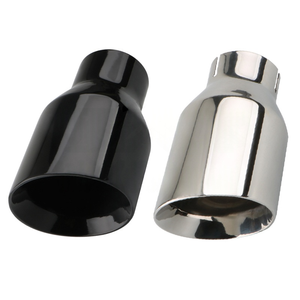 Embout d'échappement épaissi en acier inoxydable, embout de silencieux rond, universel, adapté aux échappements automobiles - Product Image 1