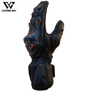 บริการ ODM ถุงมือมอเตอร์ไซค์คุณภาพดี พิมพ์โลโก้ตามสั่ง ชุดแข่งรถ วัสดุหนัง ถุงมือมอเตอร์ไซค์ - Product Image 4