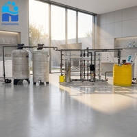 Système d'osmose inverse 10000L, machine à eau en sachet, purificateur d'eau automatique PLC pour projet industriel, machine à eau pure