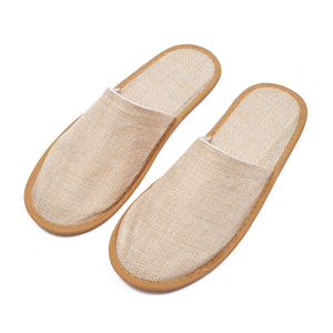 Zapatillas de fieltro de yute biodegradables ecológicas zapatillas desechables de <span class=keywords><strong>hotel</strong></span> de lujo - Product Image 5