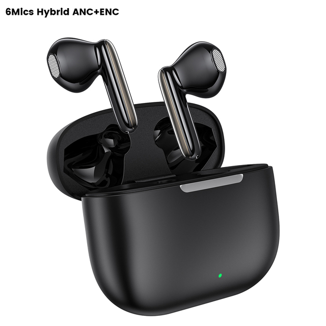 6mics Hybrid ANC ENC Wireless Earbuds Headphones with Wireless Earbuds for Phone Tablet
