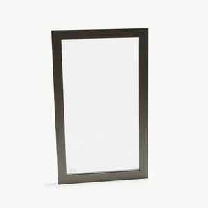 Diseño sin asa Negro Marco de base de moldura de vidrio templado de 4mm Diseño sin asa Marco de estante de aluminio - Product Image 1