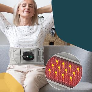 Masajeador de Espalda con Carga USB, Luz Roja, Calor, Vibración y Masaje, con LED y Soporte Lumbar Inflable para Cuidado en el Hogar - Product Image 6