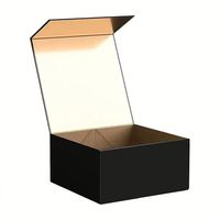 Caja de Regalo Magnética Plegable de Lujo Personalizada, Caja Rígida de Cartón Reciclable con Forro de Esponja para Ropa y Zapatos