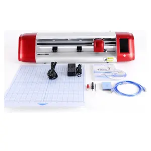 Guangzhou precio de fábrica escritorio Mini C24 con láser cortador de vinilo Plotter de corte barato de madera de PVC EVA de vinilo de la etiqueta engomada del coche