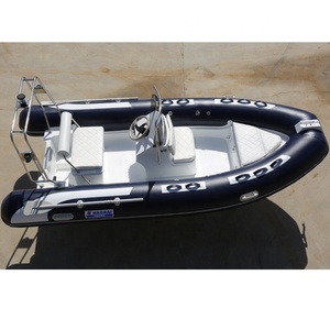 CE costola 14.1ft gommone con fibra di vetro Hypalon e motore Combo Set 3.6m Power Sport nervatura barca per la pesca - Product Image 6