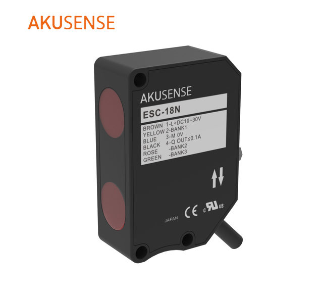 Industrial Photoelectric Sensor with RGB Light Sources Color Mark Detection and Factory Pricing