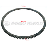 Pièces de chariot élévateur 12312-L1802 / 12312-43G0A, couronne d'engrenage de volant d'inertie à 113 dents, compatible avec les moteurs diesel TD27 / SD25 / SD22 / QD32, haute qualité