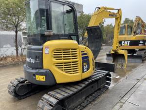 Excavatrice d'occasion Komatsu PC55MR 5,5 tonnes Mini pelle hydraulique sur chenilles d'occasion PC40MR PC20 Haute qualité - Product Image 3