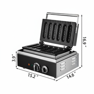 Kitchbox Industrial Comercial Corn Stick Waffle Maker (6 Piezas) - Product Image 1