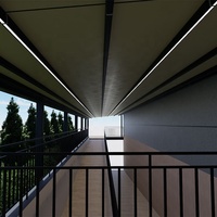 Auvent électrique rétractable de grande taille pour véranda extérieure avec toile en PVC pour balcon et usage comme auvent de pluie - Vente en gros