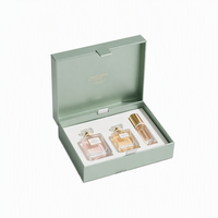 Ensemble de parfums personnalisés de 10 ml, flacon roll-on, fermeture magnétique, matériaux recyclés, doublure en éponge, logo personnalisé, vernissage, dossiers