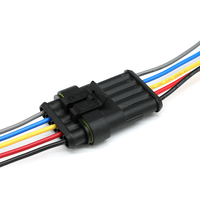 Adaptateur automobile étanche LIZONE TE AMP Superseal 1,5 mm 5 broches mâle -40~105°C pour faisceau de câbles 282107-1