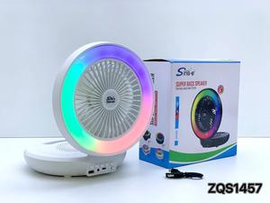 Morden Phong Cách Zqs1457 Soundbar 4-Inch RGB Fan Âm Thanh Loa Bluetooth Loa Không Dây Di Động Boombox Loa - Product Image 2