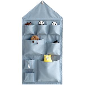 Sac de rangement mural pour enfants, à suspendre à la porte du dortoir, en toile épaisse, avec poches, pour chambre d'enfant - Product Image 3