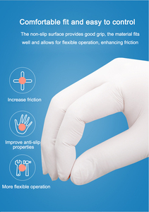 Gants jetables en nitrile <span class=keywords><strong>pour</strong></span> l'industrie alimentaire, le nettoyage ménager, la cuisine, l'hôtellerie, le nail art, la manucure, les salons de beauté, les tatouages - Product Image 5