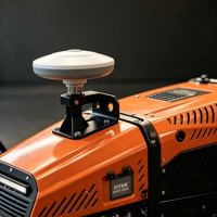 Tondeuse à gazon intelligente 38HP avec GPS, robot autonome à commande RTK GNSS pour pentes raides, machine de débroussaillage pour fermes solaires
