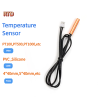 Sonda de Temperatura PT1000 de Alta Precisión, Clase A DIN IEC 751, Acero Inoxidable, para Aplicaciones Industriales