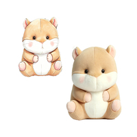 X Hamster Plüschtier Cartoon Hamster Stofftier ISO-zertifizierte Fabrik Kundenspezifisches Muster Personalisiertes Logo Werbegeschenke Weiche Puppen