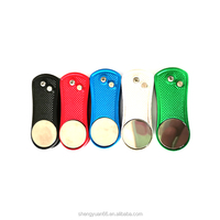 Outil de réparation de divots de golf pliable en métal à ressort, marqueur de balle, logo personnalisé pris en charge, accessoires de golf, best-seller 2026