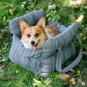 Toptan su geçirmez Pet seyahat taşıyıcısı yatak köpek araba yükseltici koltuk küçük ve orta köpekler için - Product Image 3