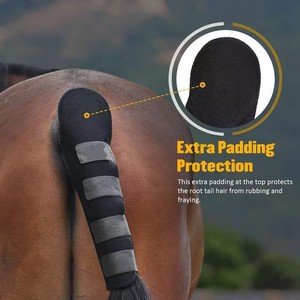 Protector de Cola de Caballo, Tela Azul, Protección Contra Mosquitos, Artículos Ecuestres - Product Image 5