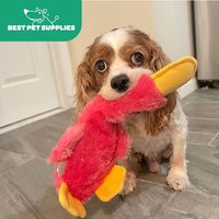 Nouveau Design personnalisé mignon canard sans bourrage avec couineur doux amusant pour les chiots d'intérieur et les chiots âgés jouet pour chien 2023