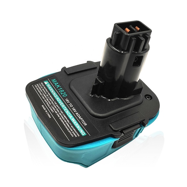 MAK1820 Li-ion Battery Adapter for Mak Tas 18V Battery Convert to Dew Ats 18V Ni-Cd Ni-Mh Tools Batteries Adapter