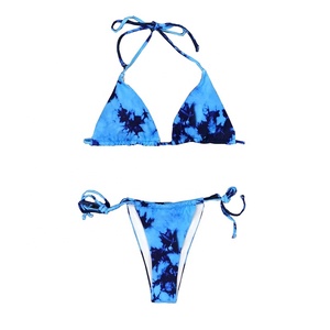 Venta caliente de dos piezas traje de baño de mujeres Sexy <span class=keywords><strong>Tanga</strong></span> Color de impresión Tie Dye <span class=keywords><strong>Bikini</strong></span> bikinis <span class=keywords><strong>y</strong></span> Bañadores - Product Image 6