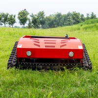 Robot Pemotong Rumput Bertenaga Baterai 4-Tak Kelas Industri dengan Remote Control Zero-Turn, Daya Tahan 4-6 Jam