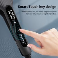 Professional Salon Hair Straightener with LCD Display Fast Heating Adjustable Temperature Flat Iron 2.5m Line Hair Tools